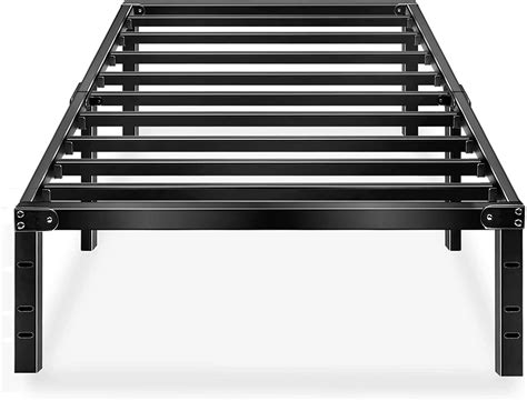 metal bed frames no box-spring|14 high metal bed frame.